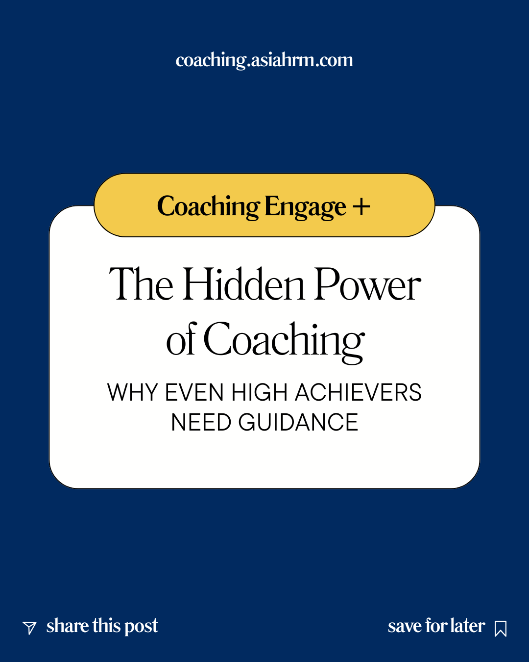 The Hidden Power of Coaching: Why Even High Achievers Need Guidance