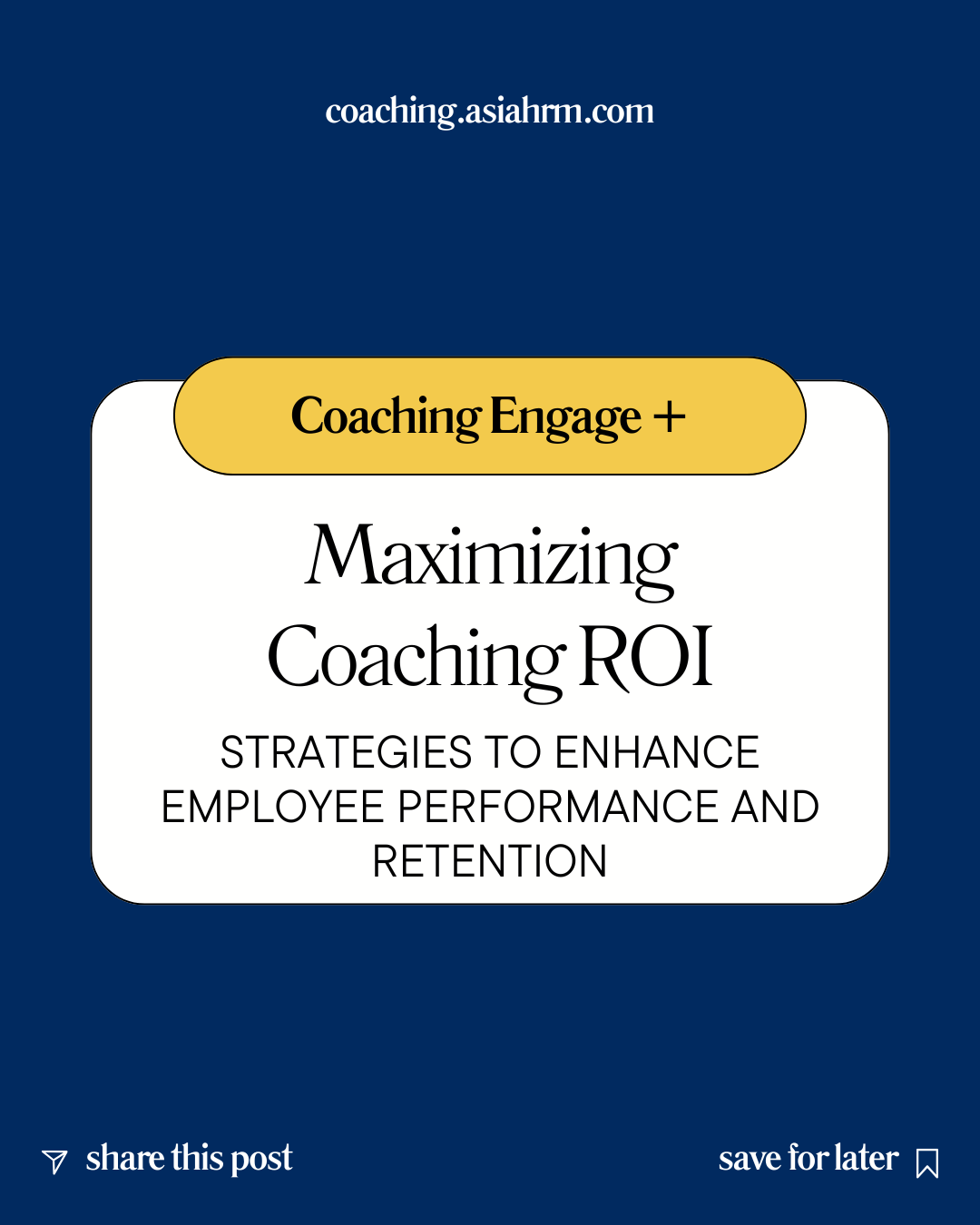 Coaching ROI