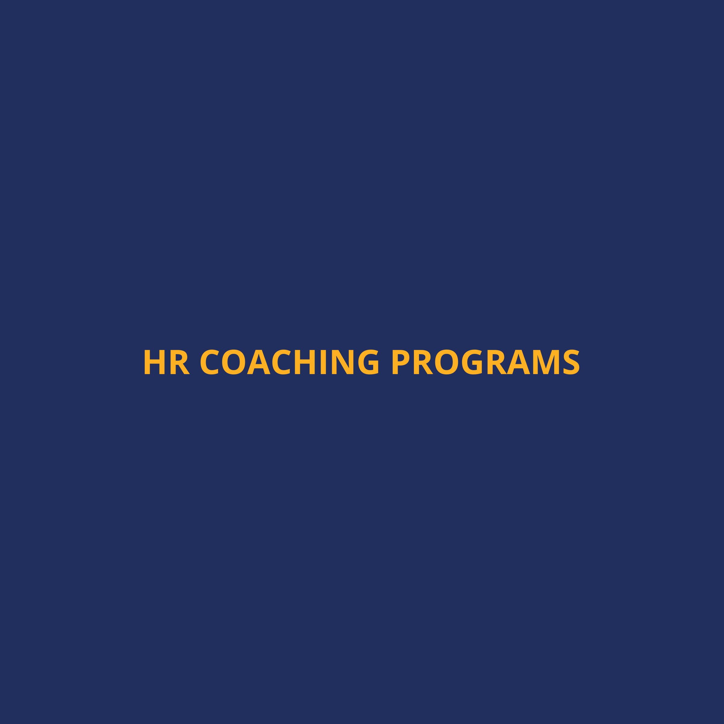 HR Coaching Programs: Elevating Performance and Engagement Across Your Organization